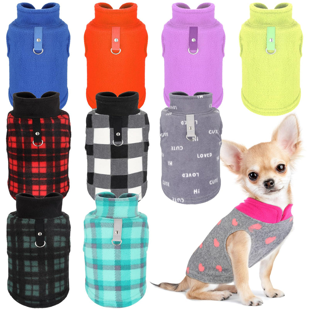 Reginary 10-pack small dog sweaters package shows versatile daily wear options for tiny pups.