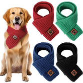 Reginary Christmas dog scarves green set: cozy warmth for winter walks.