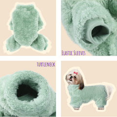 Reginary dog pajamas easy-on-off design shown for quick dressing