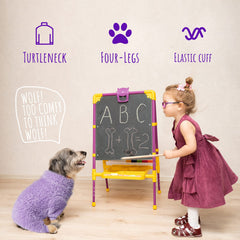 Reginary dog pajamas extended collar design offers extra warmth and comfort