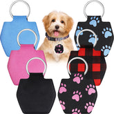 Reginary dog tag silencer paw-style close-up quiets tag noise during play