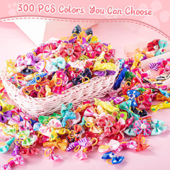 Reginary pet bows set offering multiple styles for everyday wear.