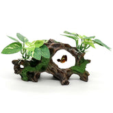 relaqcc driftwood cave decor in aquarium for natural hiding space