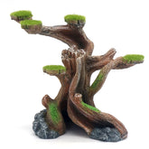 rela qcc tree trunk aquarium decoration provides natural shelter and interest for small fish