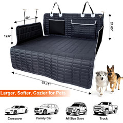 Reliadura bumper flap protector shields trunk from paw traffic during loading