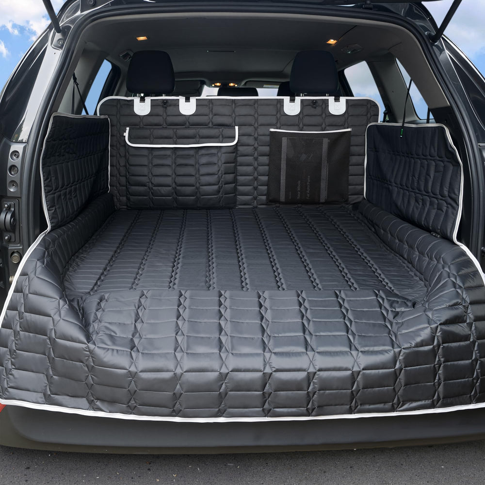 Reliadura SUV cargo liner full view showing large fit and pockets for storage