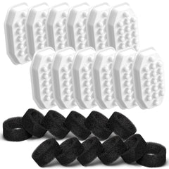 Rellaty 108oz fountain filters 12-pack for clean, fresh-tasting water.