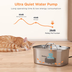 Quadruple filtration removes odors and debris for cleaner drinking water.