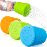 Remerry outdoor shower attachment cleans muddy dogs outdoors on the trail