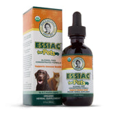 Rene's Naturals Essiac pet bottle highlighting organic daily wellness support