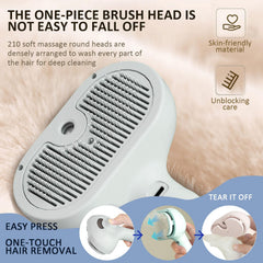 ReNu Dog Brush stainless steel teeth paired with soft gel top for gentle contact