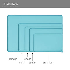 Reopet high-raised-edges-dining-mat focuses on spill containment during messy mealtimes.