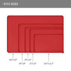 Reopet high-raised-edges pet mat contains spills and protects floors.