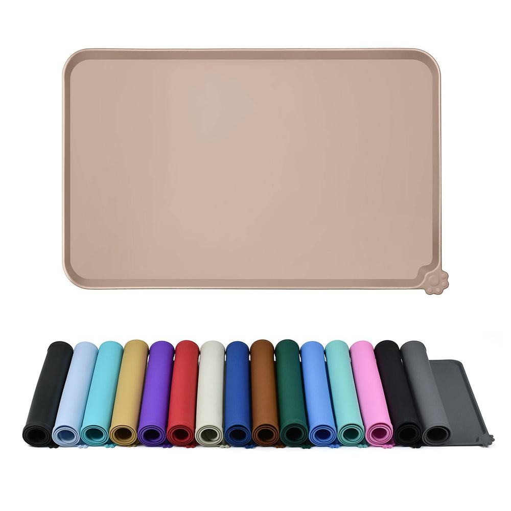 Reopet waterproof pet feeding mat anti-slip bowls for mess-free meals