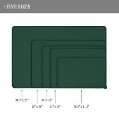 Reopet waterproof pet feeding mat anti-slip design keeps bowls stable for mealtime.
