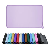 Reopet waterproof pet feeding mat with anti-slip design keeps bowls steady during meals