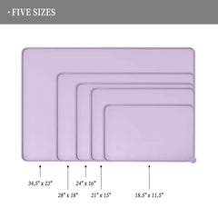 Reopet waterproof mat anti-slip bottom keeps bowls stable during meals.