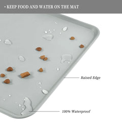 Reopet heat-resistant mat handles hot meals up to 464°F without damage.