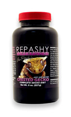 Repashy Crested Gecko Complete Diet Banana jar showing complete nutrition for fruit-eating geckos