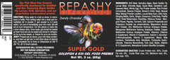 Repashy Super Gold gel food serve shows easy feeding and balanced nutrition for goldfish.
