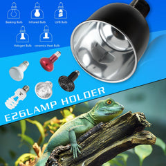 REPTI HOME ceramic-socket-100w enables safe up to 100W lamps for basking.