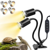 REPTI HOME turtle basking light cycle timer delivers steady warmth for daily basking routines.
