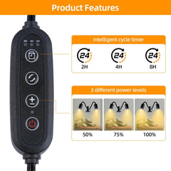 REPTI HOME uvb-heat-bulbs-25w-50w highlights bright UVB and heat for active reptiles.