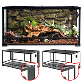 REPTI ZOO 50 gallon terrarium front view for spacious reptile habitat