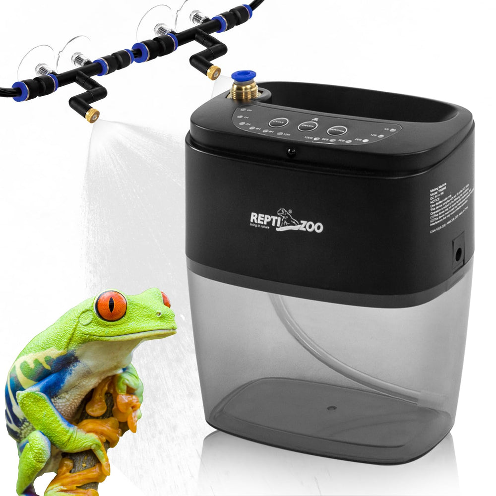 REPTI ZOO 800ml mister fogger top-fill for easy refills and portable misting