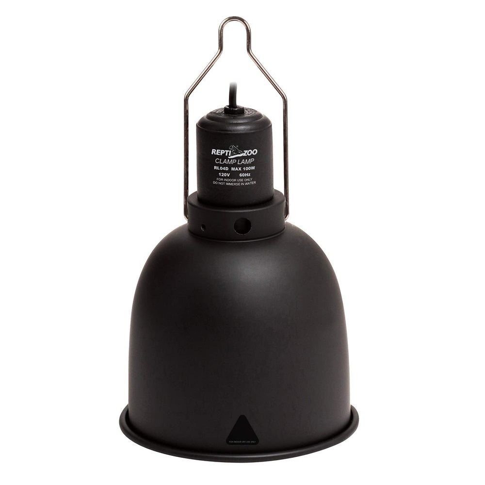 REPTI ZOO deep-dome lamp cap assembly for compact terrariums with easy installation.