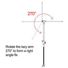 REPTI ZOO adjustable arm enables precise light positioning