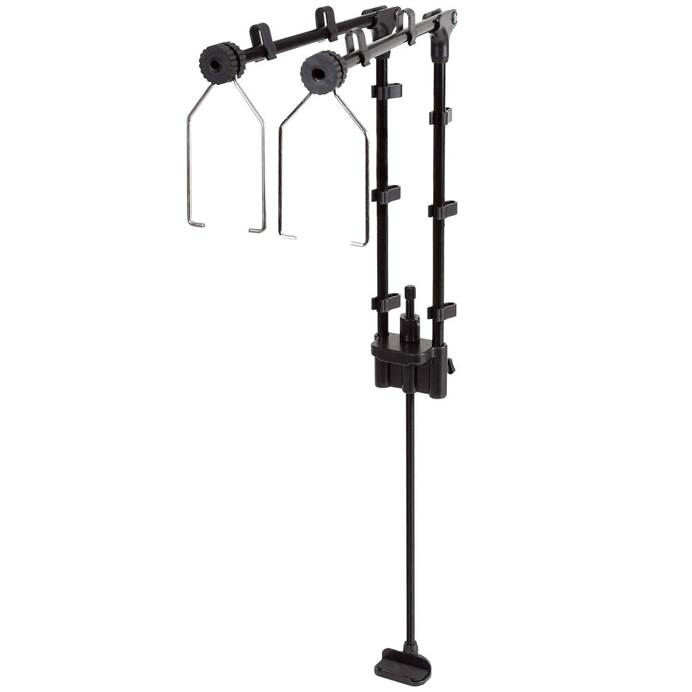 REPTI ZOO dual lamp stand top view shows secure terrarium mount