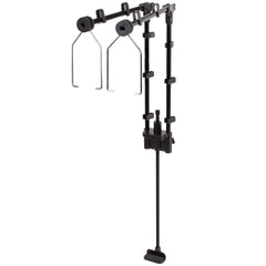 REPTI ZOO dual lamp stand top view shows secure terrarium mount