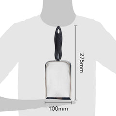 REPTI ZOO ergonomic handle close-up emphasizes comfortable grip during cleaning.