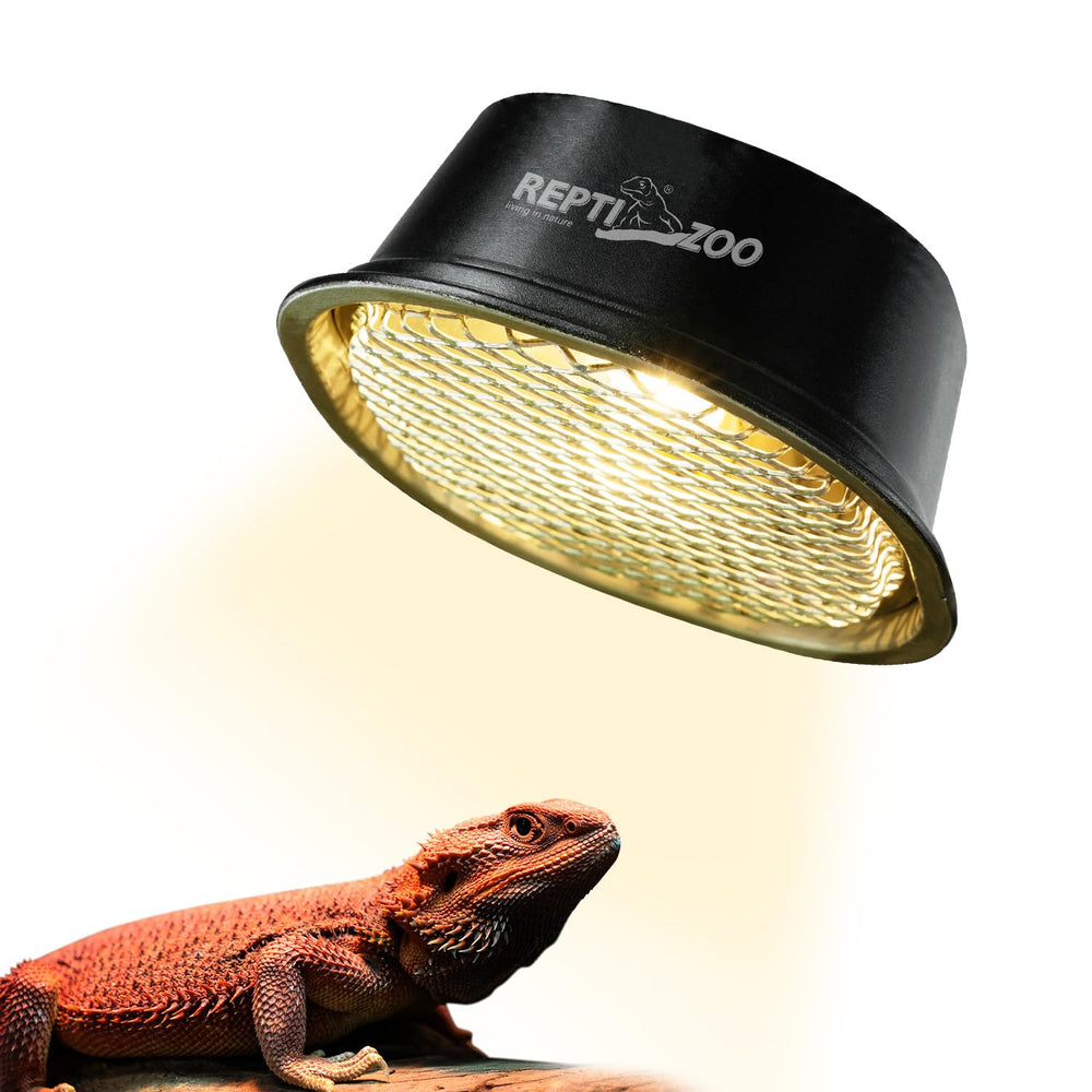 REPTI ZOO G9 bulb closeup showing compact heat source for consistent reptile warmth