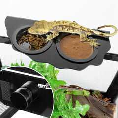 REPTI ZOO strong magnetic power keeps the ledge in place during feeding