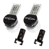 REPTI ZOO thermometer-hygrometer front view with clear LED display for quick habitat readings
