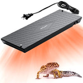 REPTI ZOO heat panel mounted under lid for efficient reptile warmth in large terrariums.