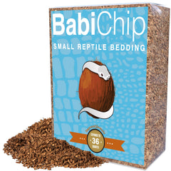 Reptichip BabiChip ready-to-use bedding simplifies enclosure setup for reptiles.