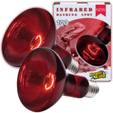 ReptiKing red basking bulb package front shows a ready-to-use reptile heating solution.