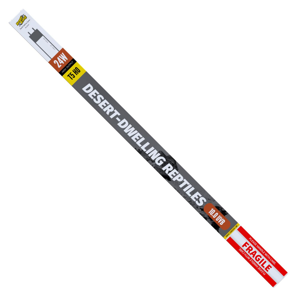 ReptiKing T5 UVB tube 22in setup for easy terrarium installation and reliable lighting.