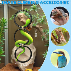 ReptileTank hemp-bridge feature invites basking and daytime activity