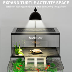 REPTITRIP 304 stainless steel top and base ensure durability and easy cleaning