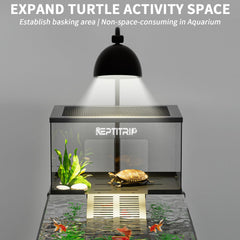 REPTITRIP polycarbonate-material clear-view allows bright basking and easy observation