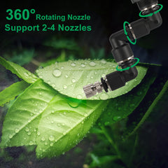 REPTITRIP reptile mister rainforest humidification improves terrarium moisture and plant vitality.