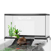REPTITRIP turtle basking-platform-wide-view shows compatibility with 10-13 inch tanks