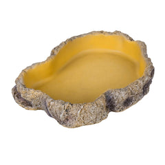 REPTIZOO reptile food dish front view with stable feeding to reduce spills