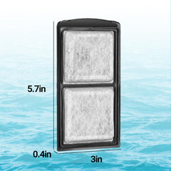 REPTIZOO cartridge with visible filtration layers improving water clarity for GLB08.