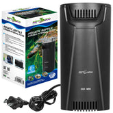 REPTI ZOO corner turtle tank filter compact corner installation for space saving.