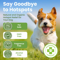 ResQ Organics dry-skin-treatment-dog hydrates flaky patches.